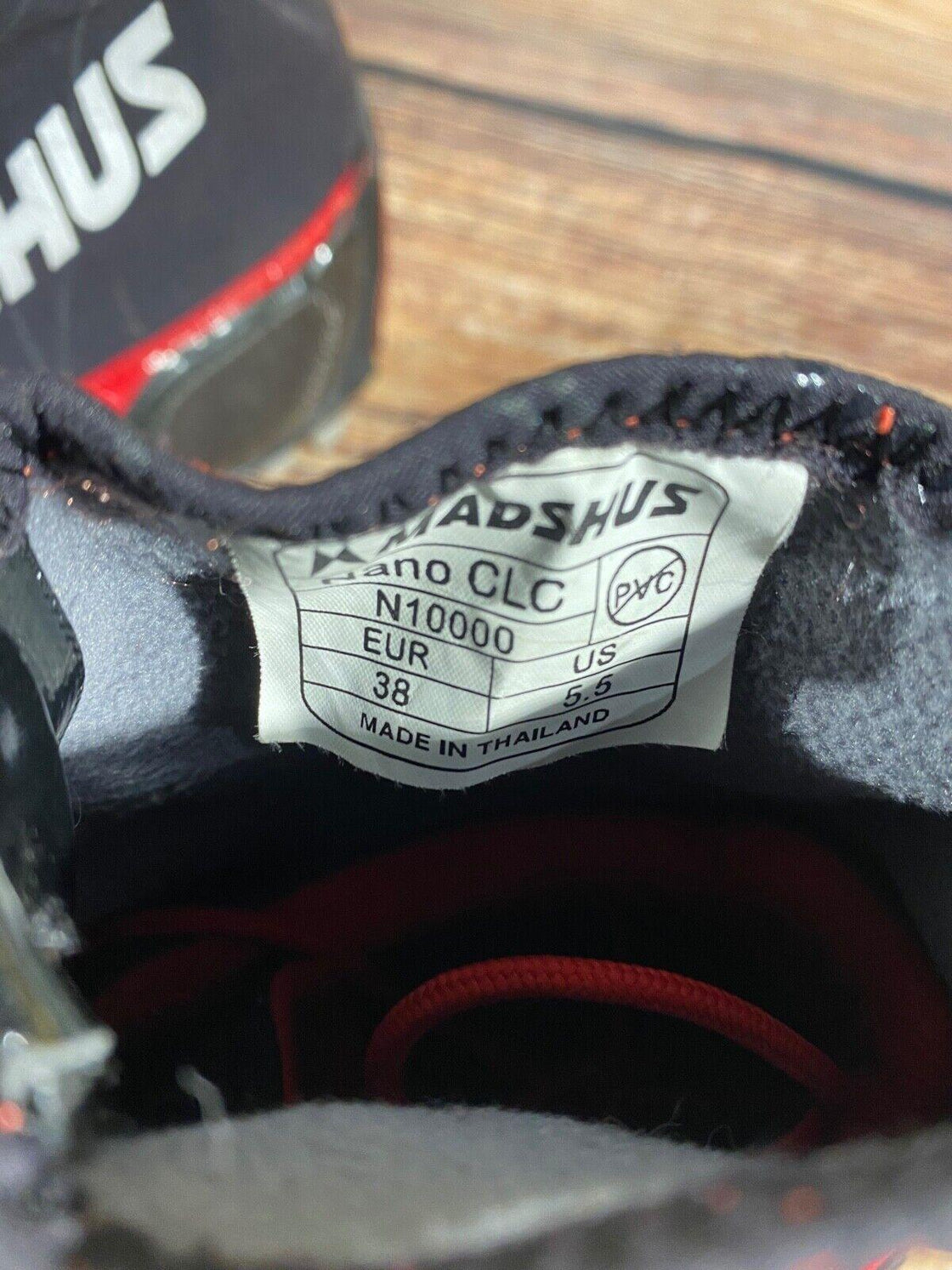 Madshus Nano CLC Nordic Cross Country Ski Boots Size EU38 US6 for NNN 2651