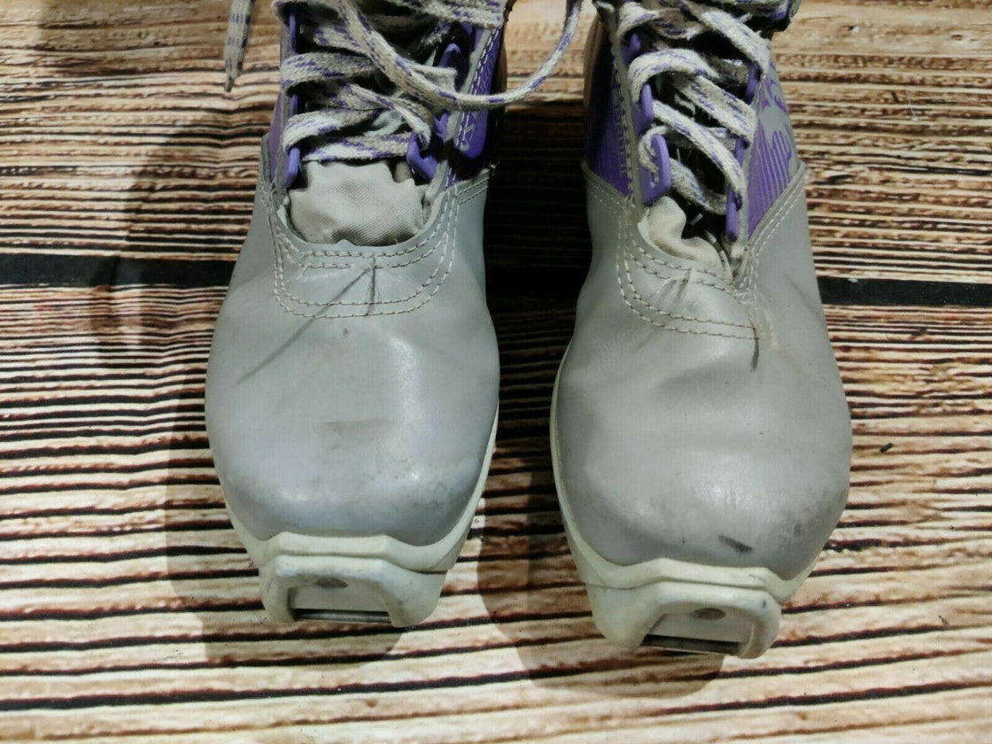SALOMON 361 SR Nordic Cross Country Ski Boots Size EU36 US4.5 SNS Profil 2186
