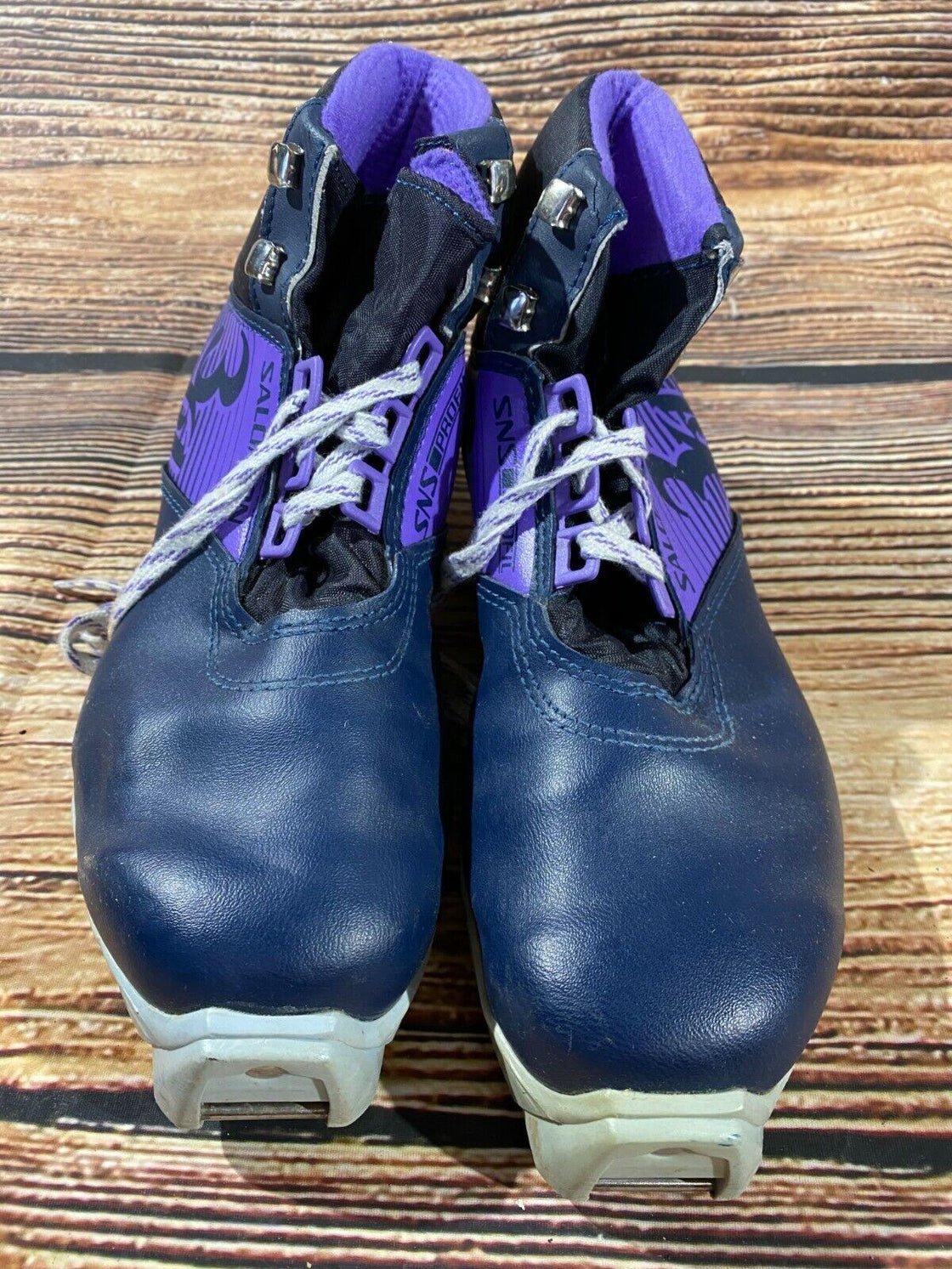 SALOMON 361 SR Cross Country Ski Boots Size EU39 US7 SNS Profil 2272