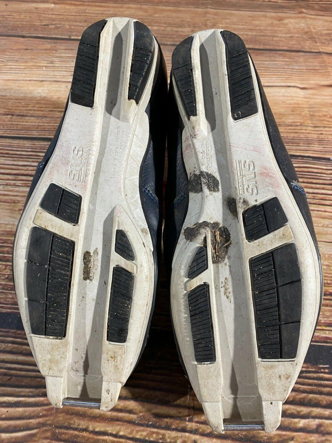 SALOMON Leather Nordic Cross Country Ski Boots Size EU43 US9.5 SNS Profil 2341
