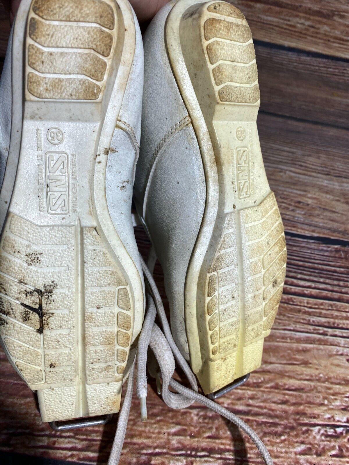 Sangiorgio Cross Country Ski Boots Classic SNS Profil EU 35 US 4.5 Vintage 1232