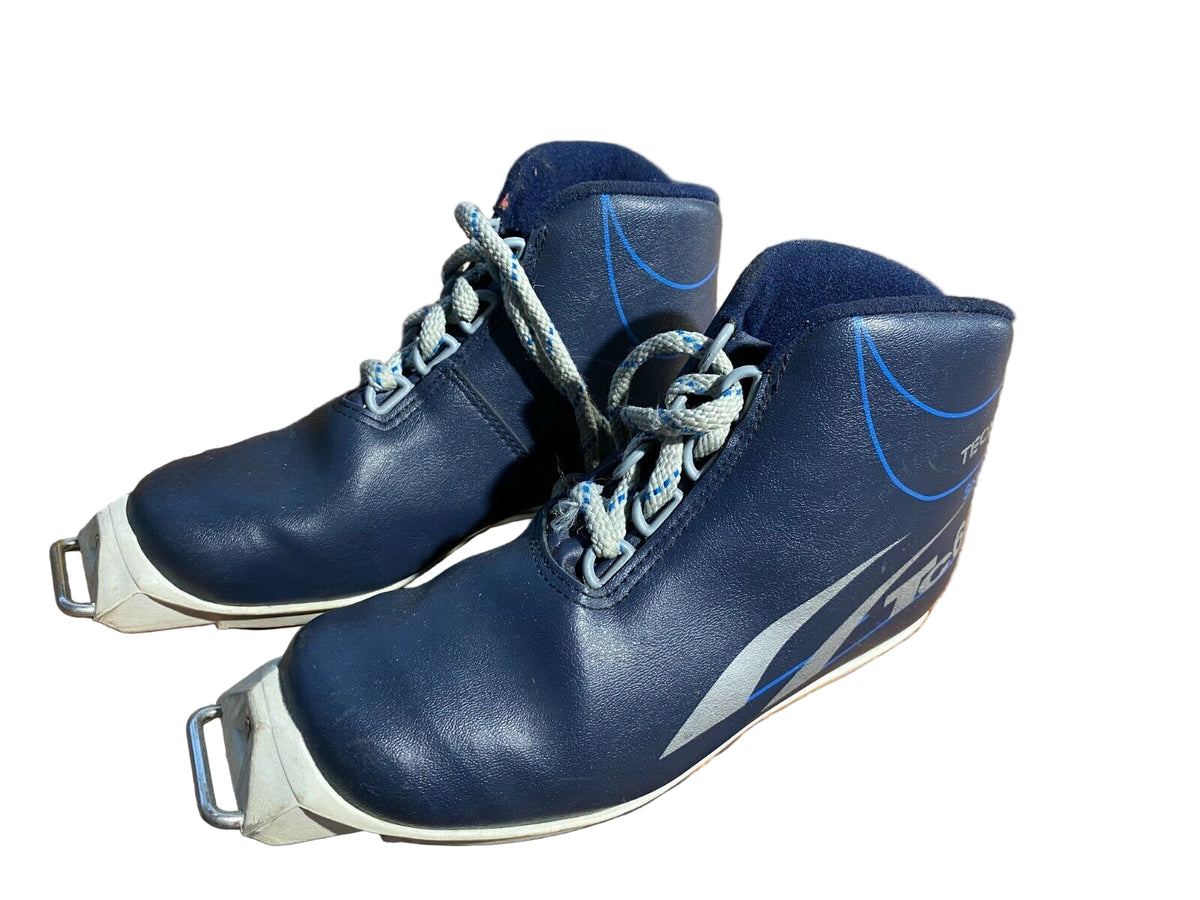 Tecno Cross Country Ski Boots Classic SNS Profil EU 33 US 2 Kids Vintage 1216