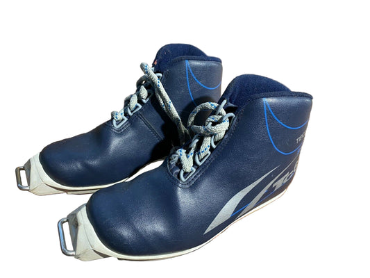 Tecno Cross Country Ski Boots Classic SNS Profil EU 33 US 2 Kids Vintage 1216