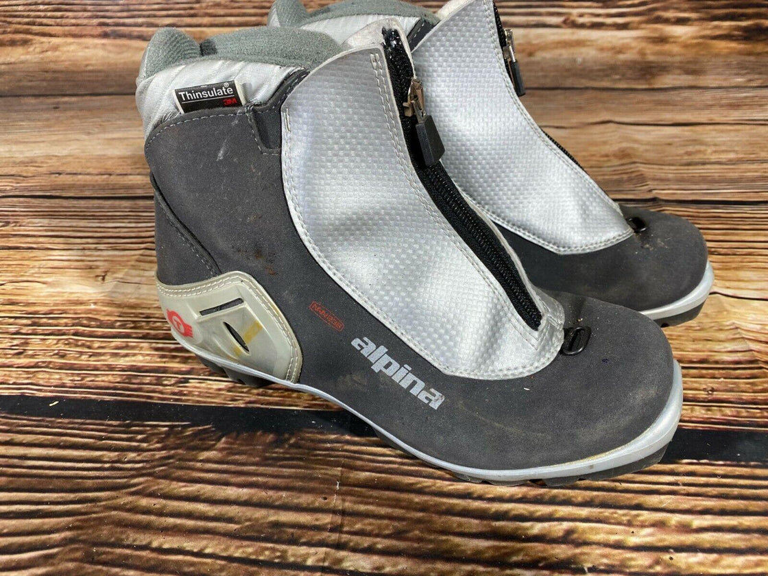 Alpina 236 Cross Country Ski Boots Classic Size EU38 US6 NNN Rottefella 897