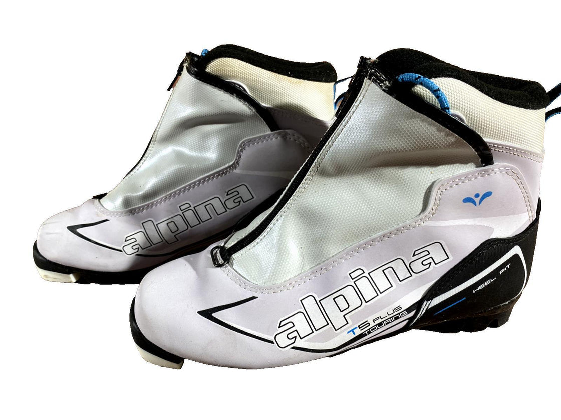 Alpina T5 Plus Nordic Cross Country Ski Boots Size EU38 US6 for NNN 958