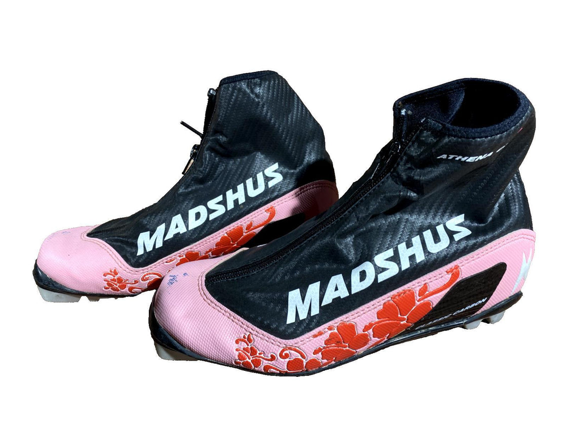 Madshus Athena Classic Carbon Cross Country Ski Boots Size EU40 US8 for NNN 2530