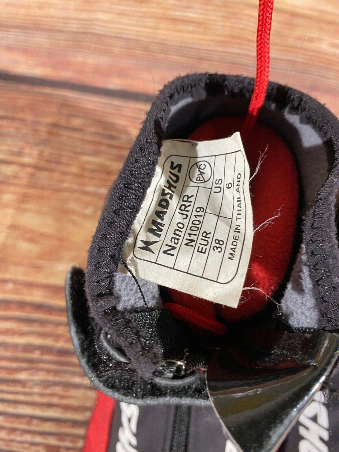 Madshus Nano  Skate JRR Nordic Cross Country Ski Boots EU38 US6 NNN 2540