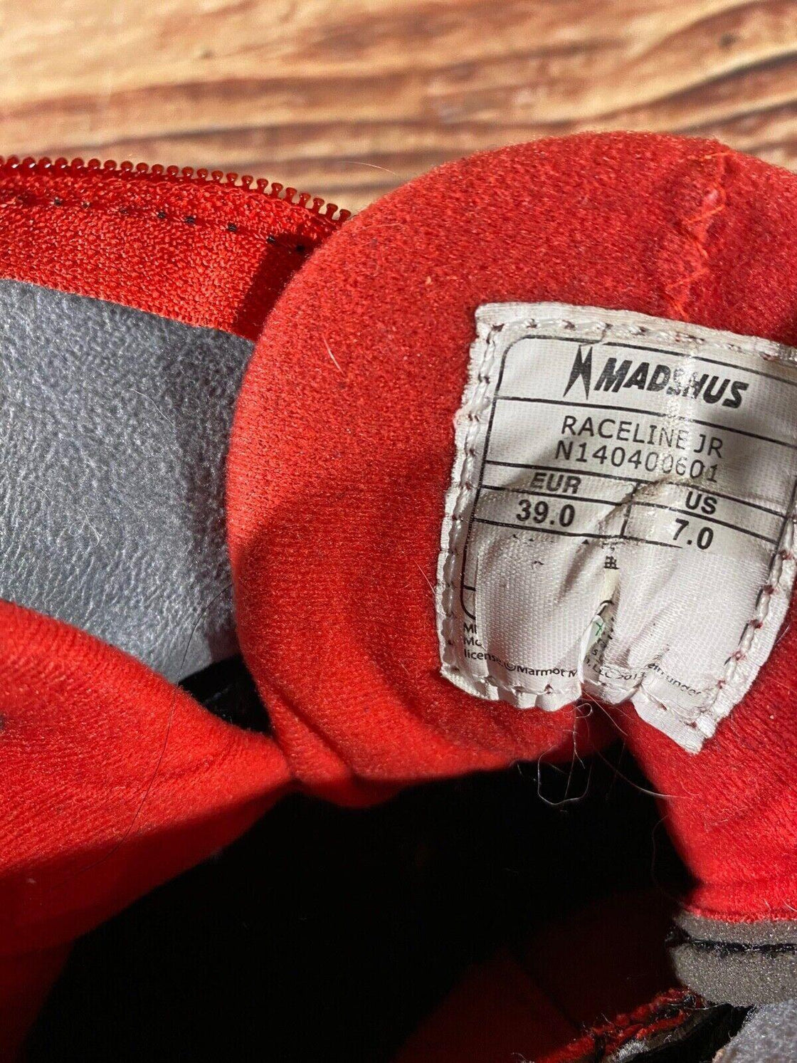 Madshus Race Line Nordic Cross Country Ski Boots EU39 US7 NNN 2596