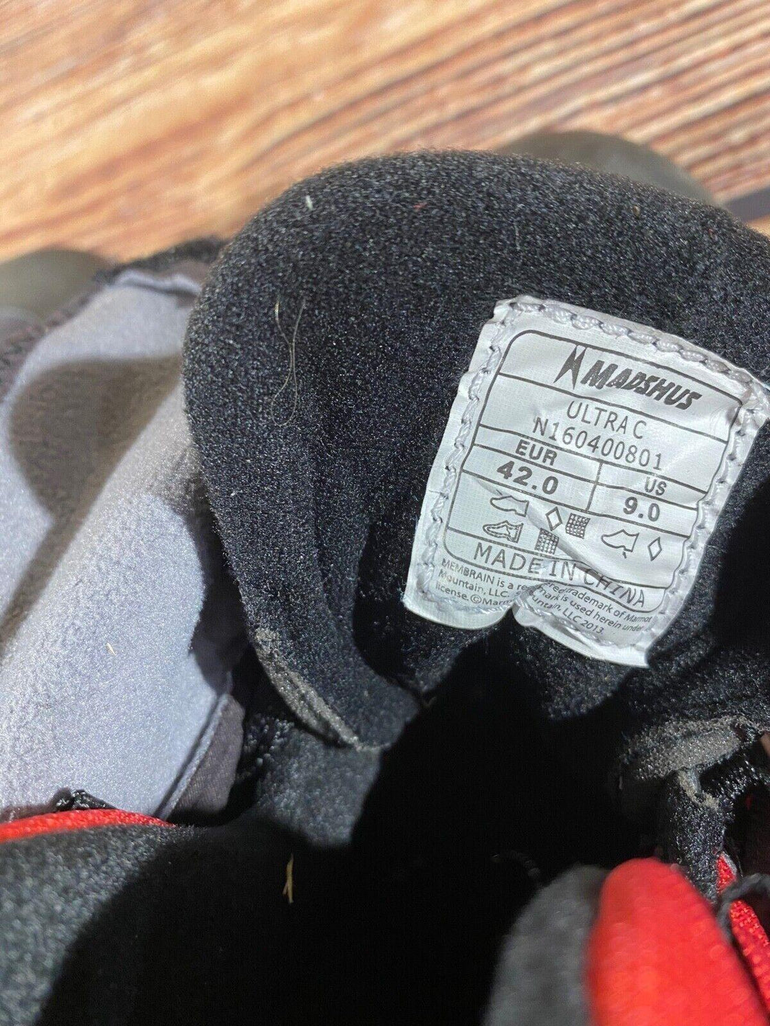 Madshus Ultra C Cross Country Ski Boots Size EU42 US9 for NNN 2598