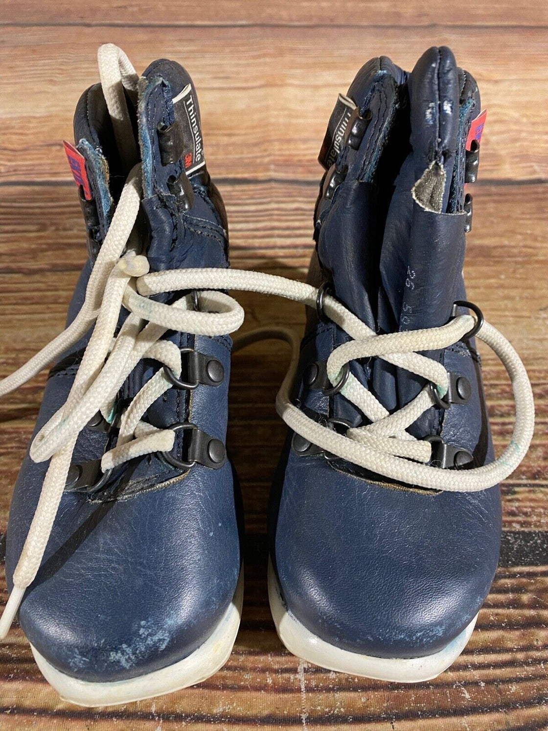 Alpina Kids Nordic Cross Country Ski Boots Size EU26 US9 NNN A-1009