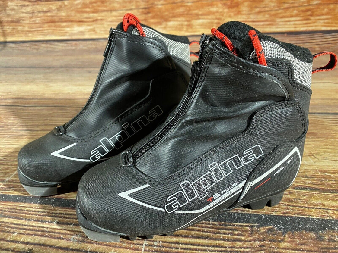 Alpina T5 Plus Kids Nordic Cross Country Ski Boots Size EU30 US12 NNN A-1005