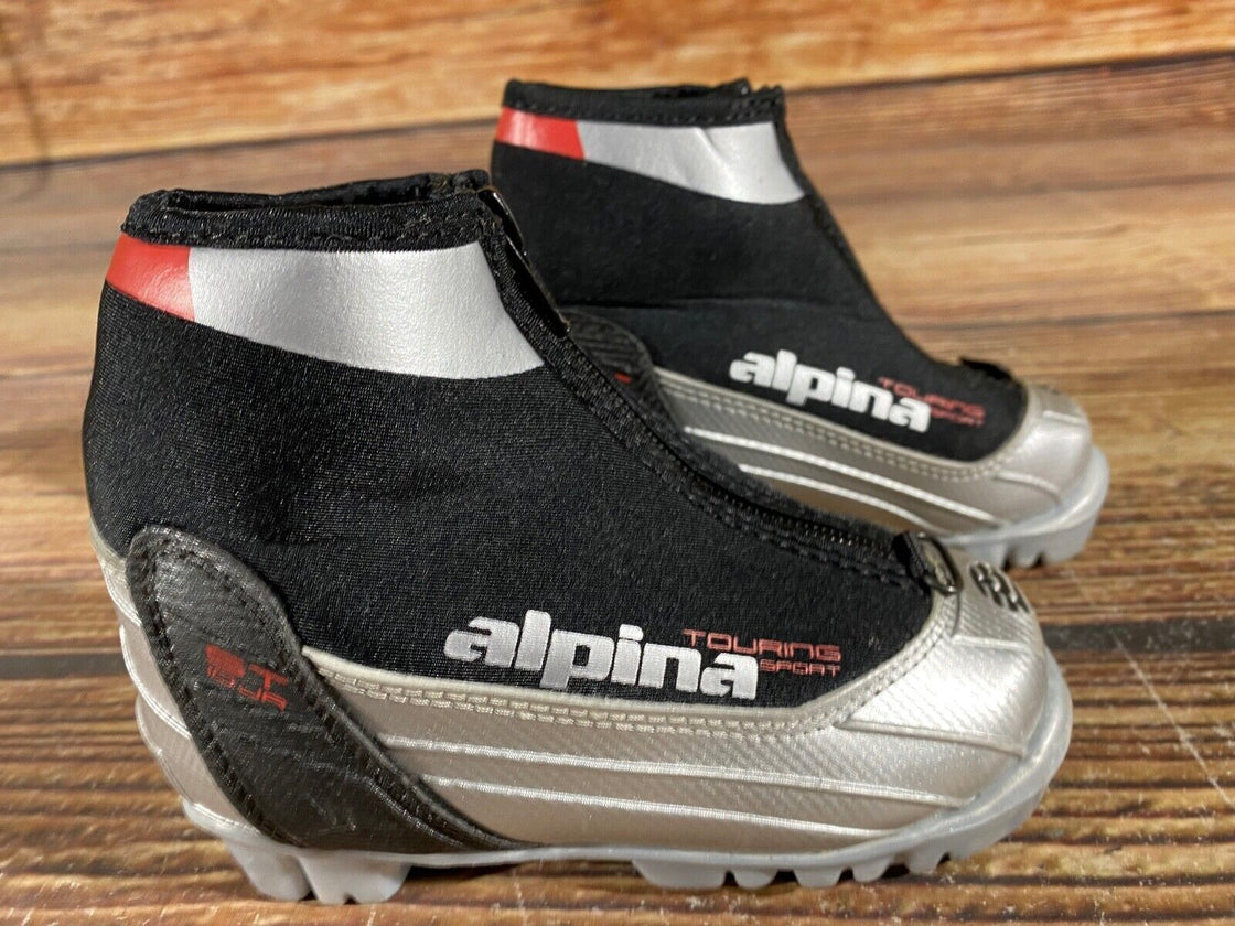 Alpina ST10jr Kids Nordic Cross Country Ski Boots Size EU26 US9 NNN A-1000