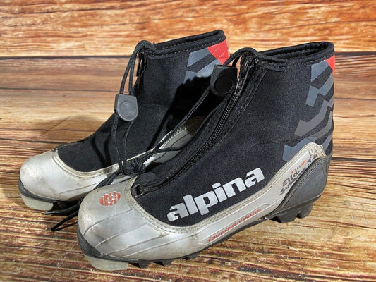 Alpina T10jr Cross Country Ski Boots Classic NNN EU 34 US 3 Kids 225mm A-919