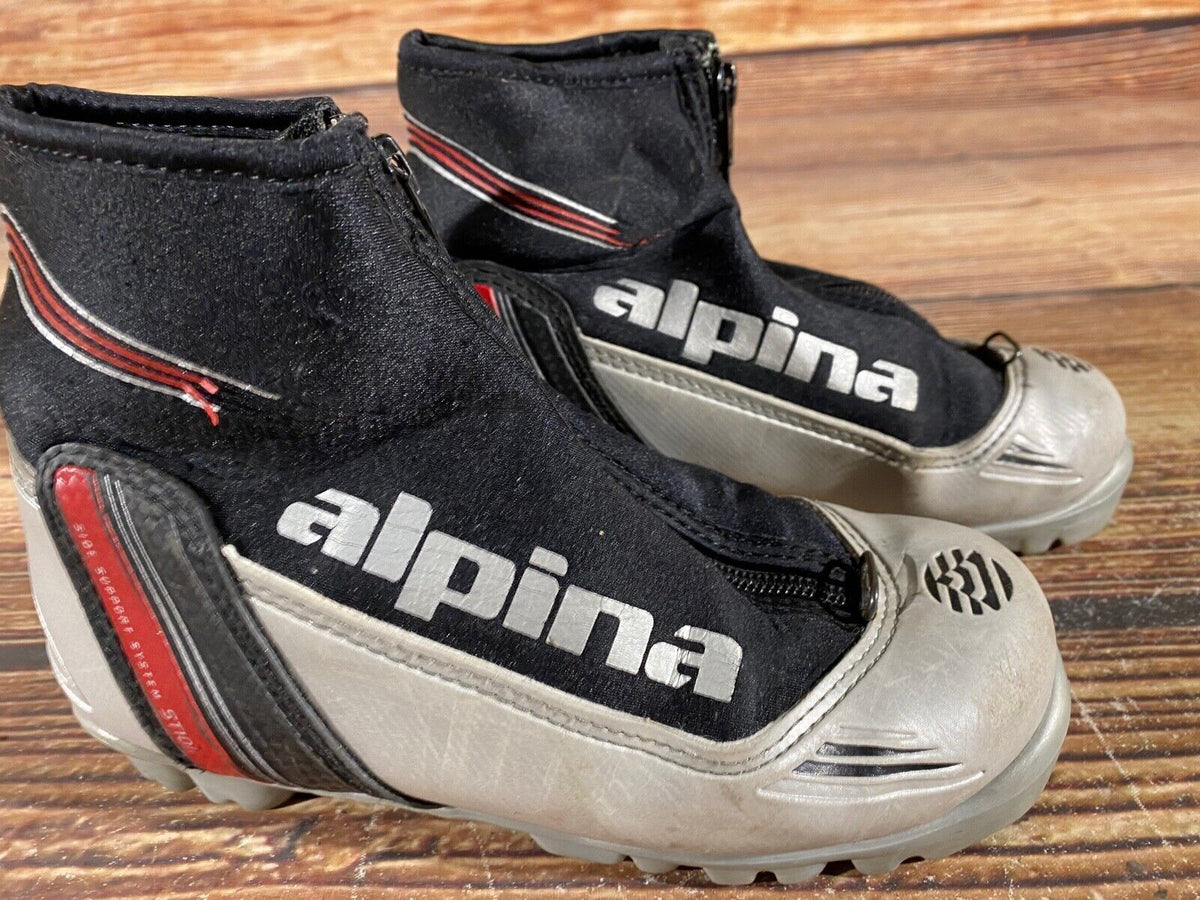 Alpina ST10jr Cross Country Ski Boots Classic NNN EU 34 US 3 Kids 225mm A-1026