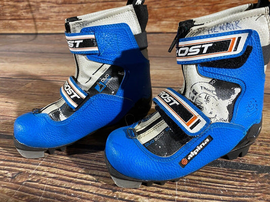 Alpina Frost Cross Country Ski Boots Classic NNN EU 29 US 11.5 Kids 190mm A-1010