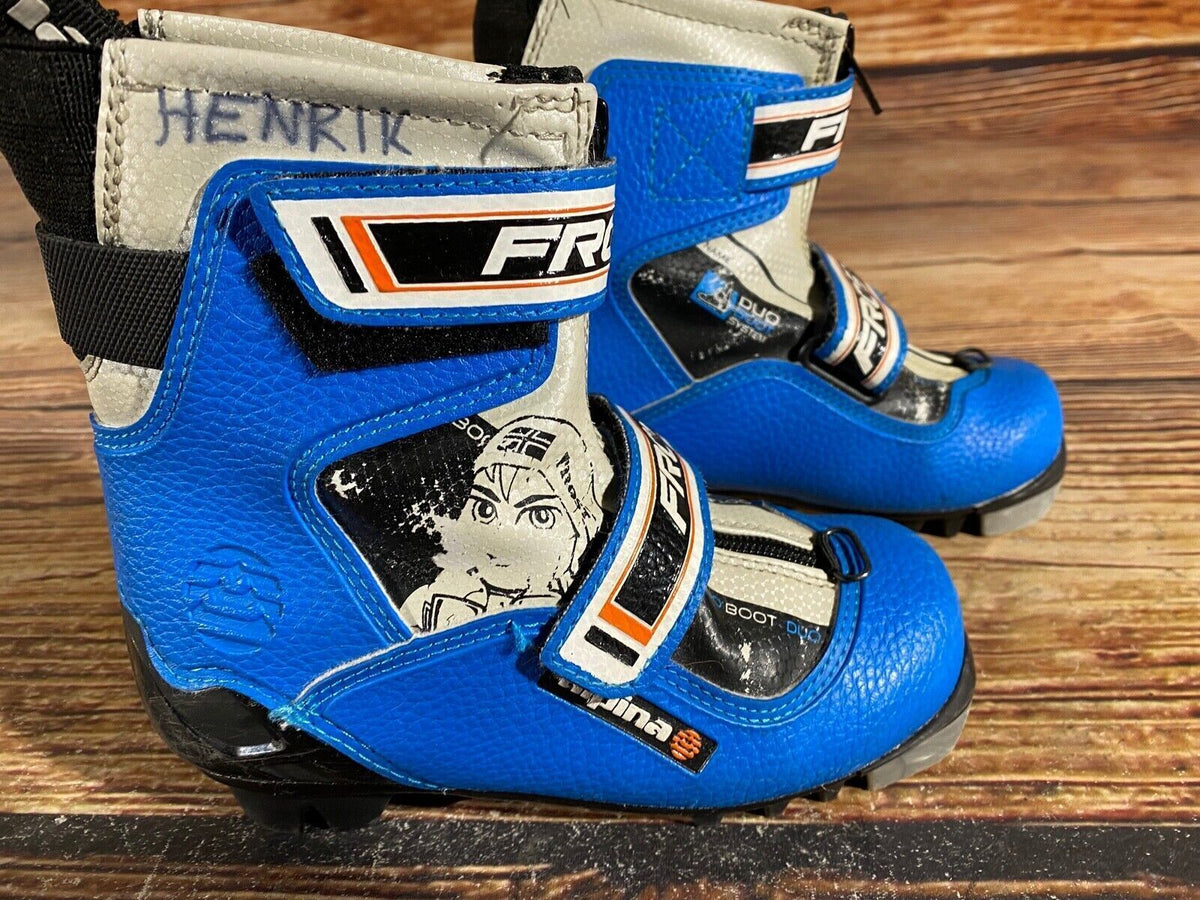 Alpina Frost Cross Country Ski Boots Classic NNN EU 29 US 11.5 Kids 190mm A-1010