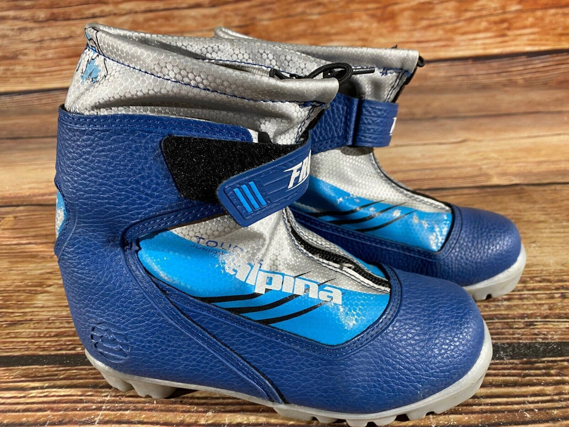 Alpina Frost Kids Nordic Cross Country Ski Boots Size EU33 US2 NNN A-863