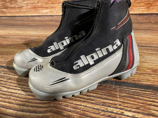 Alpina ST10 Cross Country Ski Boots Classic NNN EU 33 US 2 Kids 220mm A-911