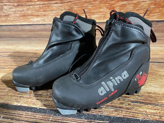 Alpina T5Plus Cross Country Ski Boots Classic NNN EU 29 US 11.5 Kids 190mm A-880