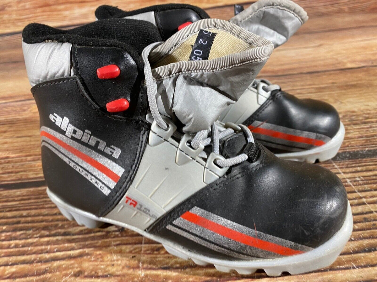 Alpina TR10jr Cross Country Ski Boots Classic NNN EU 33 US 2 Kids 220mm A-925