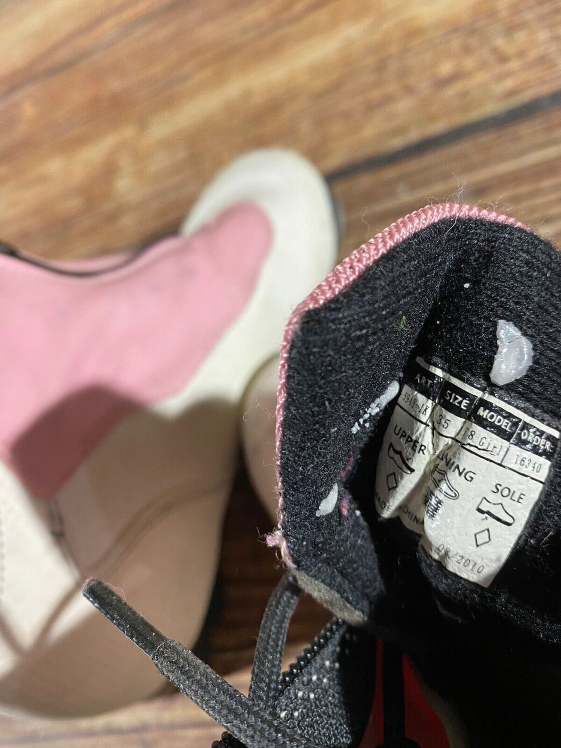 Alpina Touring Kids Nordic Cross Country Ski Boots Size EU35 US3.5 NNN A-892