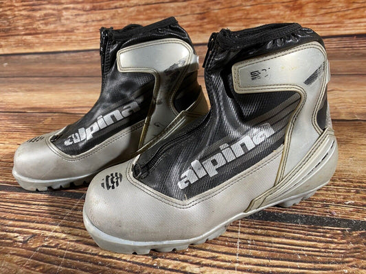 Alpina ST20jr Cross Country Ski Boots Classic NNN EU 35 US 3.5 Kids 230mm A-894
