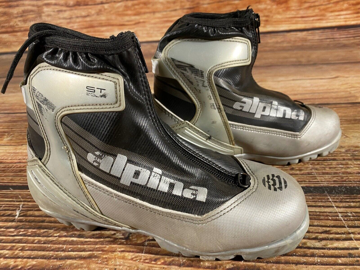 Alpina ST20jr Cross Country Ski Boots Classic NNN EU 35 US 3.5 Kids 230mm A-894