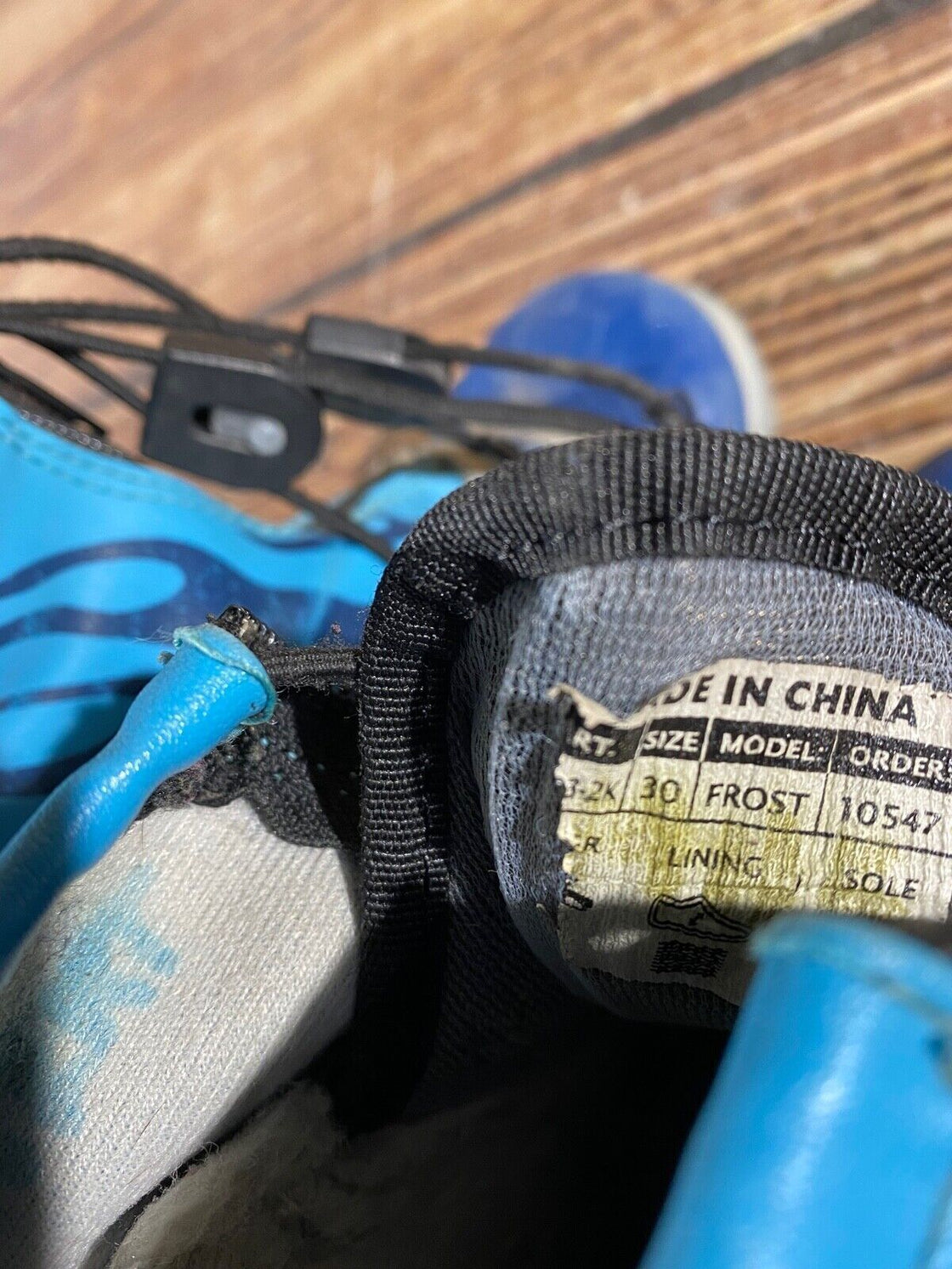 Alpina Frost Kids Nordic Cross Country Ski Boots Size EU30 US12 NNN A-1021