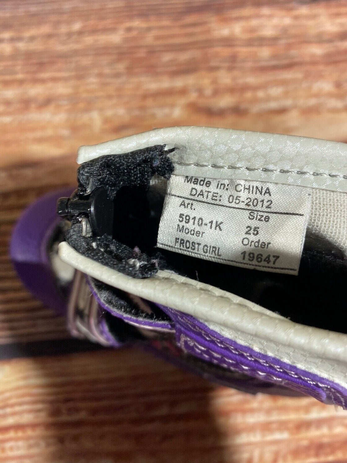 Alpina Frost Kids Nordic Cross Country Ski Boots Size EU25 US8.5 NNN A-1136