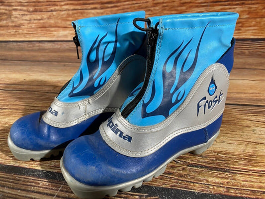 Alpina Frost Cross Country Ski Boots Classic NNN EU 32 US 1.5 Kids 215mm A-896