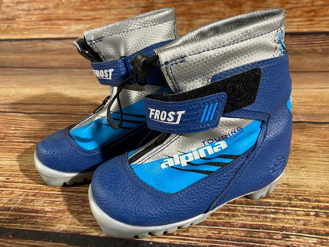 Alpina Frost Kids Nordic Cross Country Ski Boots Size EU29 US11 for NNN A-557
