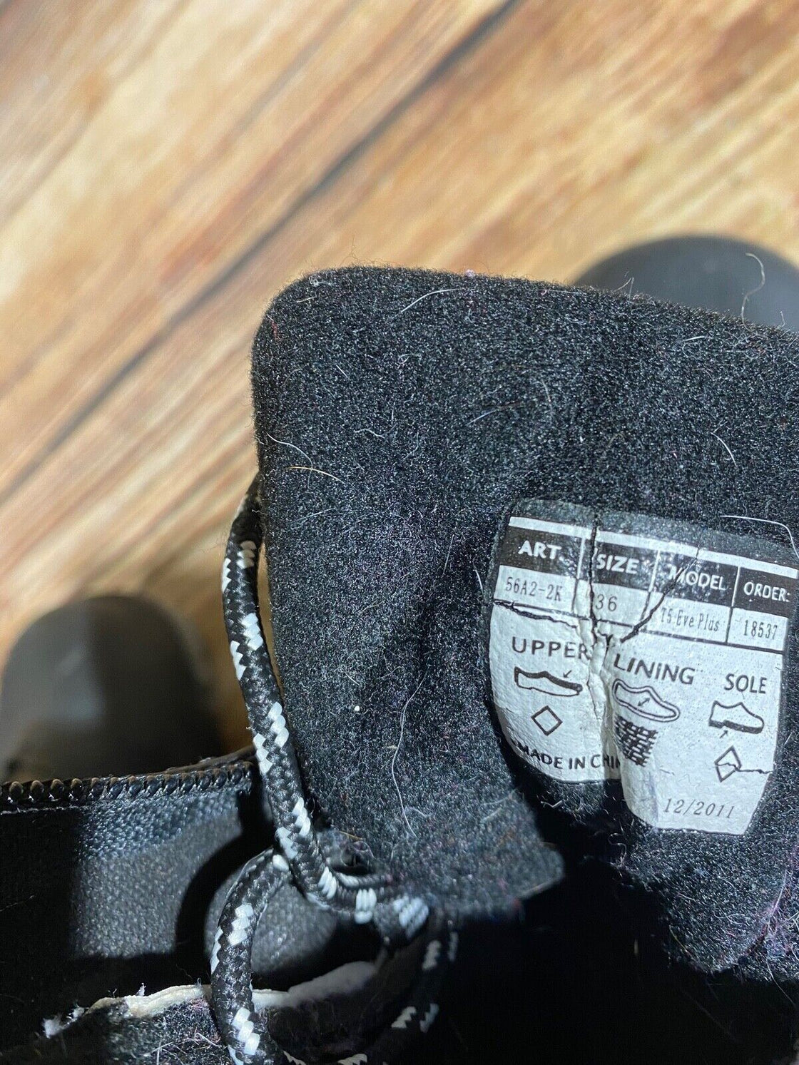 Alpina T5Eve Kids Nordic Cross Country Ski Boots Size EU36 US4.5 for NNN A-545