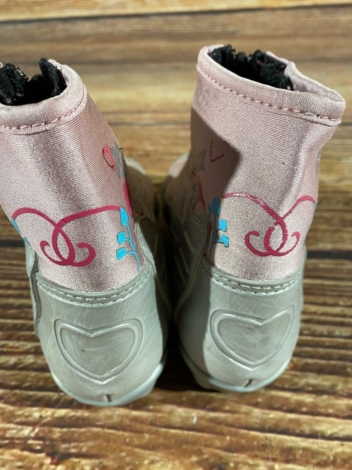 Alpina ST10jr Nordic Cross Country Ski Boots Kids Size EU32 US1.5 for NNN A-594