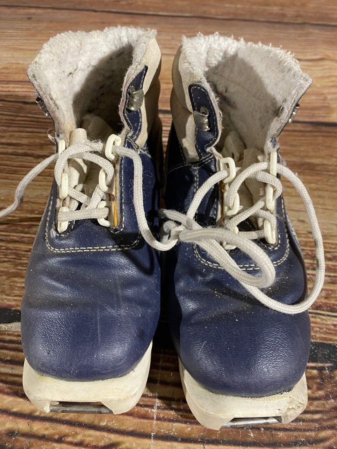 Alpina 80 Junior Nordic Cross Country Ski Boots Kids Size EU29 US11 NNN A-635