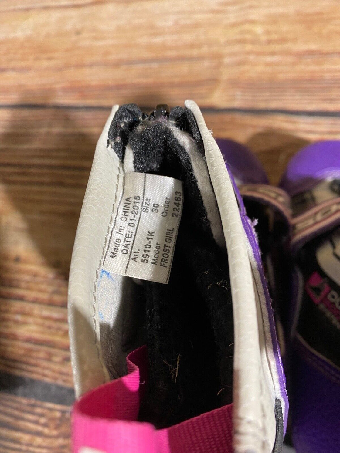 Alpina Kids Frost Nordic Cross Country Ski Boots Size EU30 US12 NNN A-706