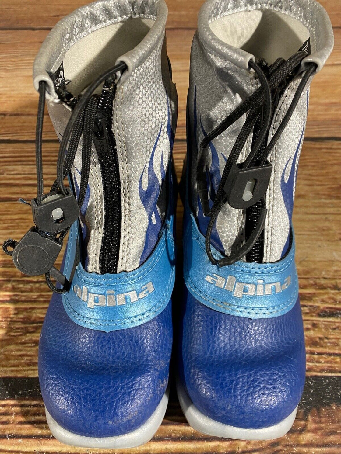 Alpina Frost Nordic Cross Country Ski Boots Kids Size EU29 US11 for NNN A-608