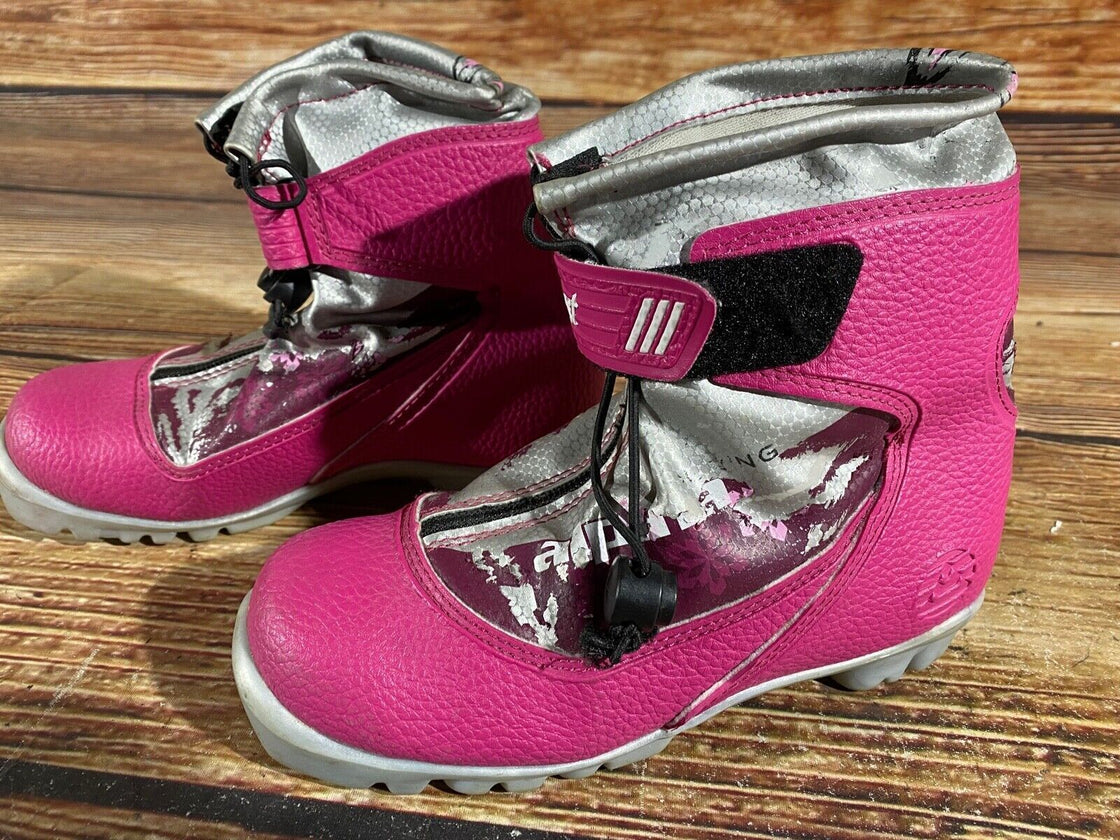 Alpina Frost Nordic Cross Country Ski Boots Kids Size EU34 US3 NNN A-718