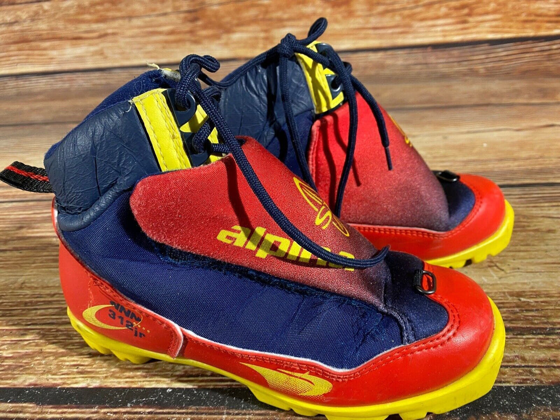 Alpina 312 jr Kids Nordic Cross Country Ski Boots Size EU35 US3.5 NNN A-649