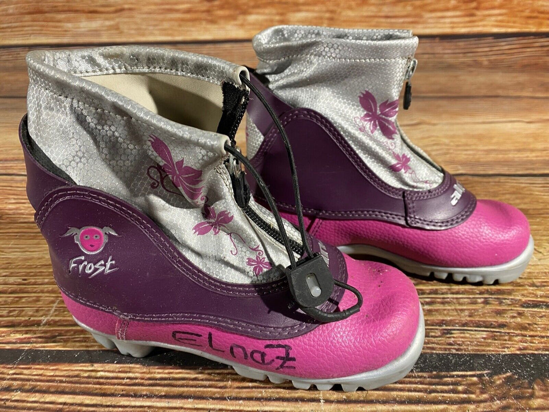 Alpina Frost Nordic Cross Country Ski Boots Kids Size EU30 US12 for NNN A-607