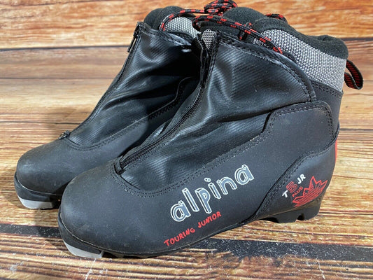 Alpina T5TR Cross Country Ski Boots Classic NNN EU 35 US 3.5 Kids 230mm A-724