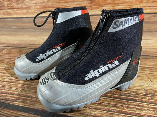 Alpina ST10jr Cross Country Ski Boots Classic NNN EU 26 US 9 Kids 175mm A-470