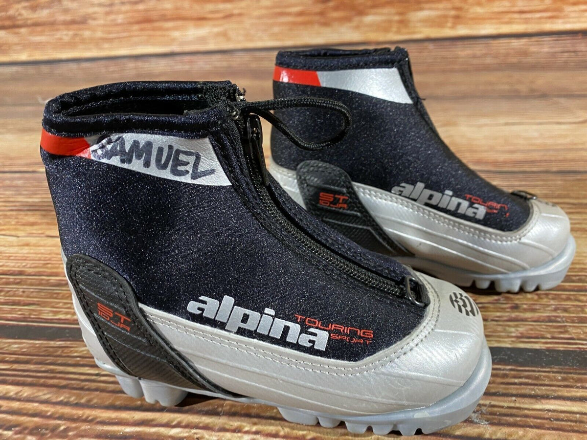 Alpina ST10jr Cross Country Ski Boots Classic NNN EU 26 US 9 Kids 175mm A-470