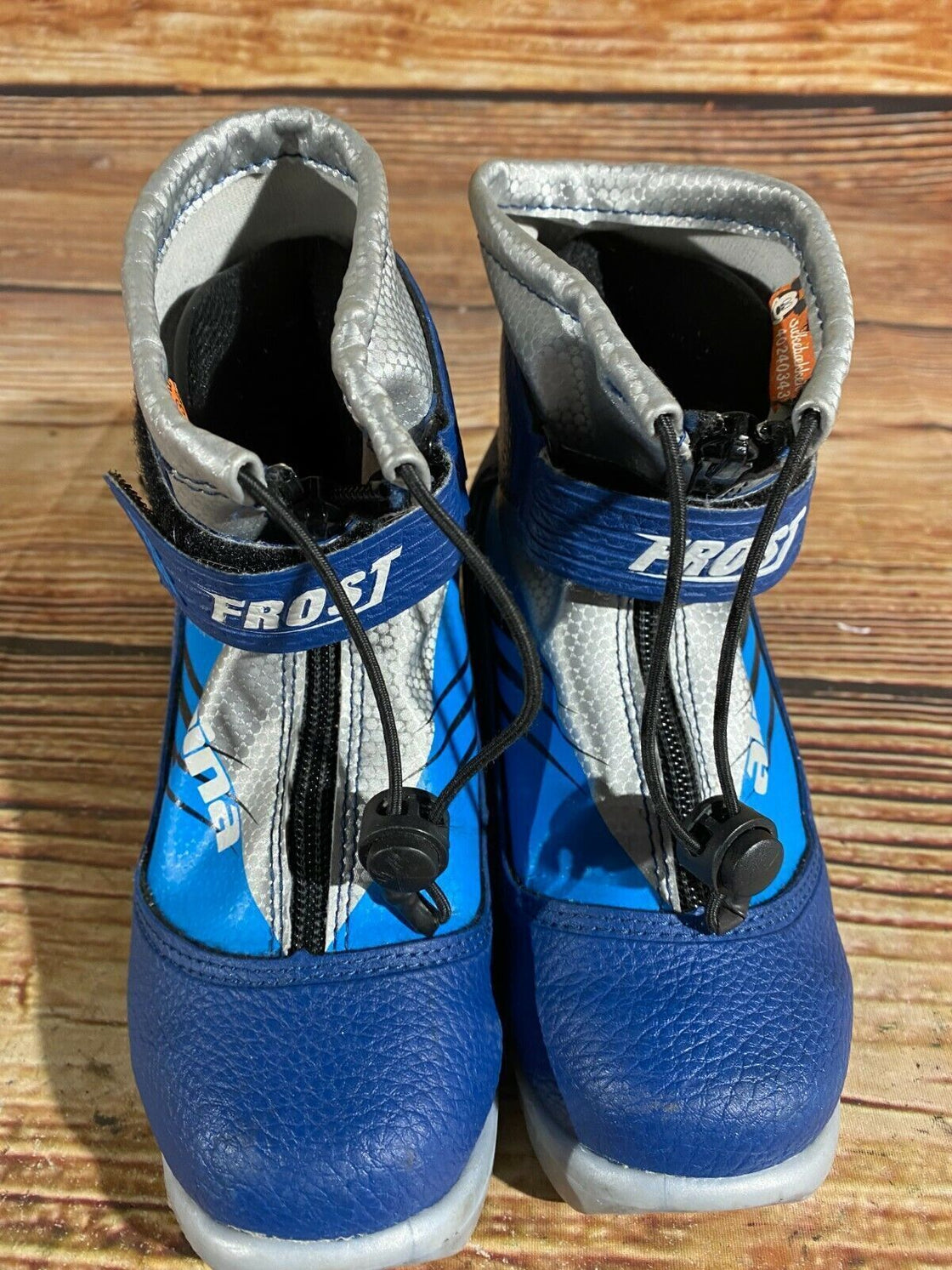 Alpina Frost Kids Nordic Cross Country Ski Boots Size EU31 US12.5 for NNN A-253