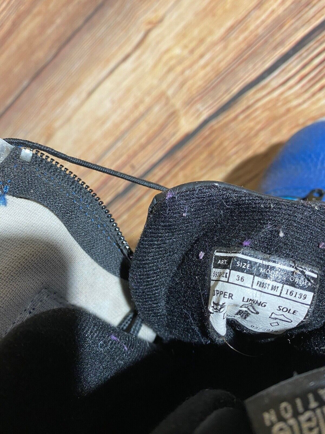Alpina Frost Nordic Cross Country Ski Boots Kids Size EU36 US4.5 for NNN A-610