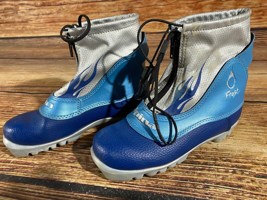 Alpina Frost Cross Country Ski Boots Classic NNN EU 33 US 2 Kids 215mm A-584