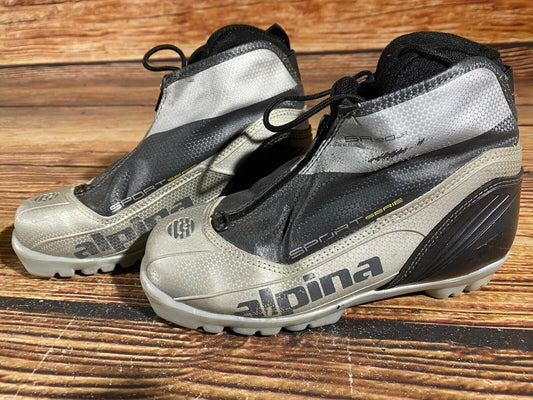 Alpina SR20jr Cross Country Ski Boots Classic NNN EU 35 US 3.5 Kids 230mm A-559