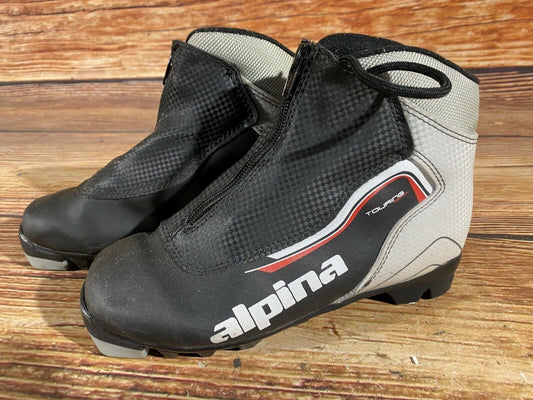 Alpina Touring Cross Country Ski Boots Classic NNN EU 35 US 3.5 Kids 230mm A-513