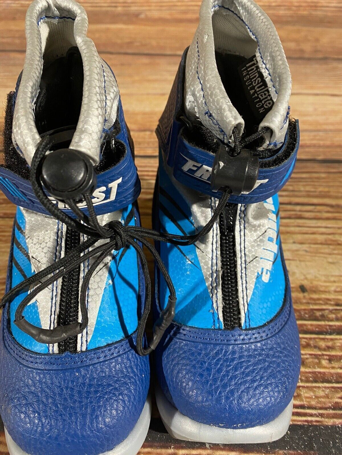 Alpina Frost Kids Nordic Cross Country Ski Boots Size EU26 US9 for NNN A-554