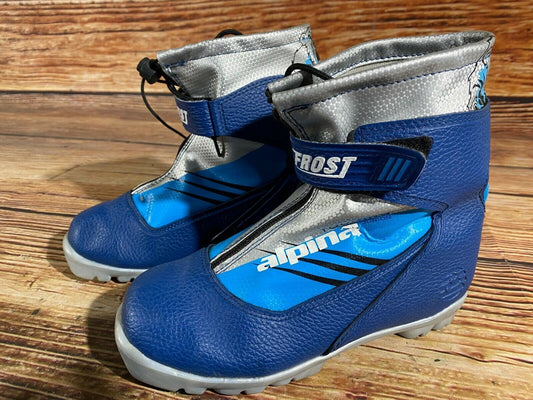 Alpina Frost Cross Country Ski Boots Classic NNN EU 35 US 3.5 Kids 230mm A-463