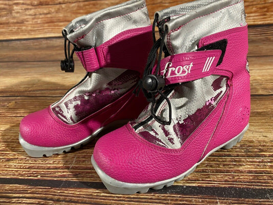 Alpina Frost Cross Country Ski Boots Classic NNN EU 33 US 3 Kids 213mm A-556